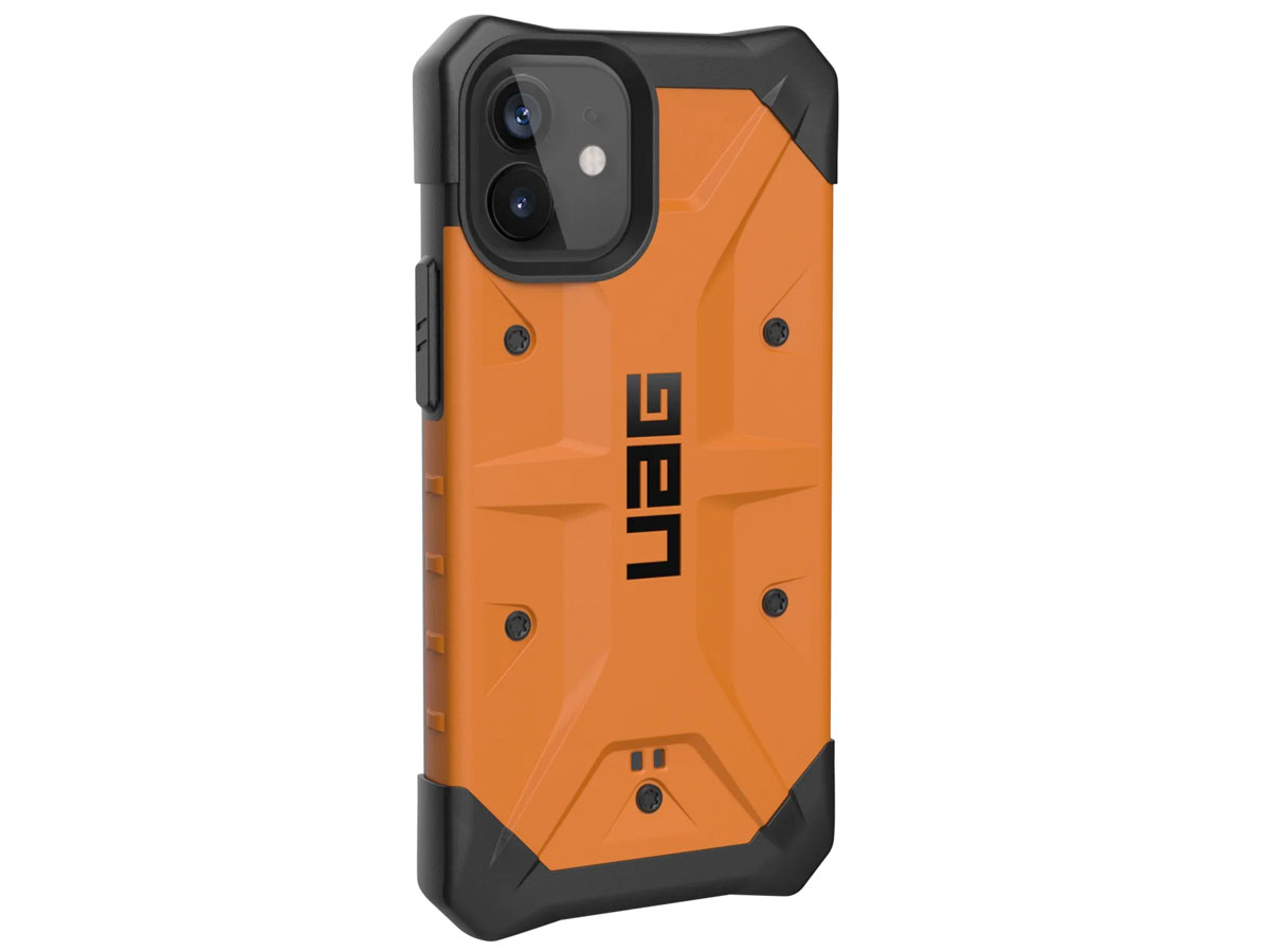 Urban Armor Gear Pathfinder Case Oranje - iPhone 12 Mini hoesje