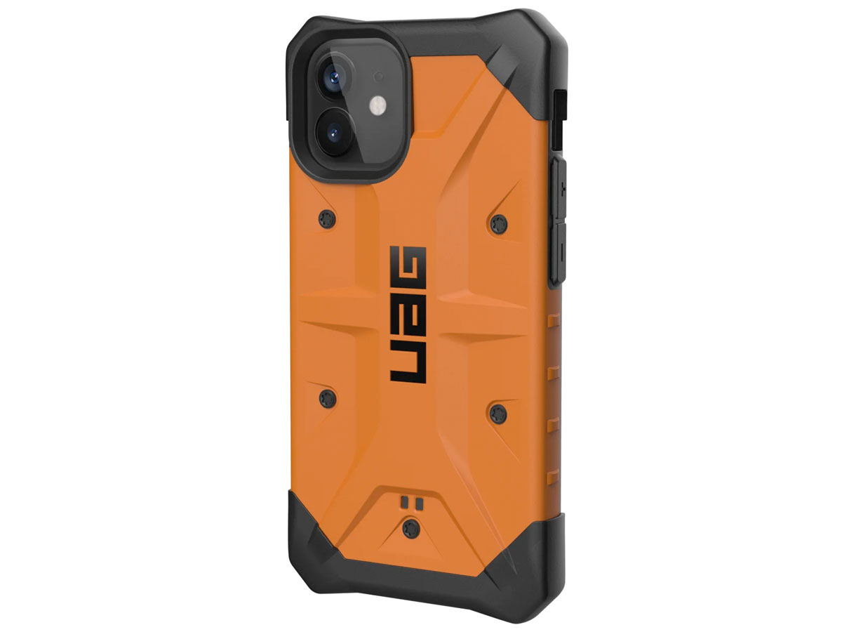 Urban Armor Gear Pathfinder Case Oranje - iPhone 12 Mini hoesje