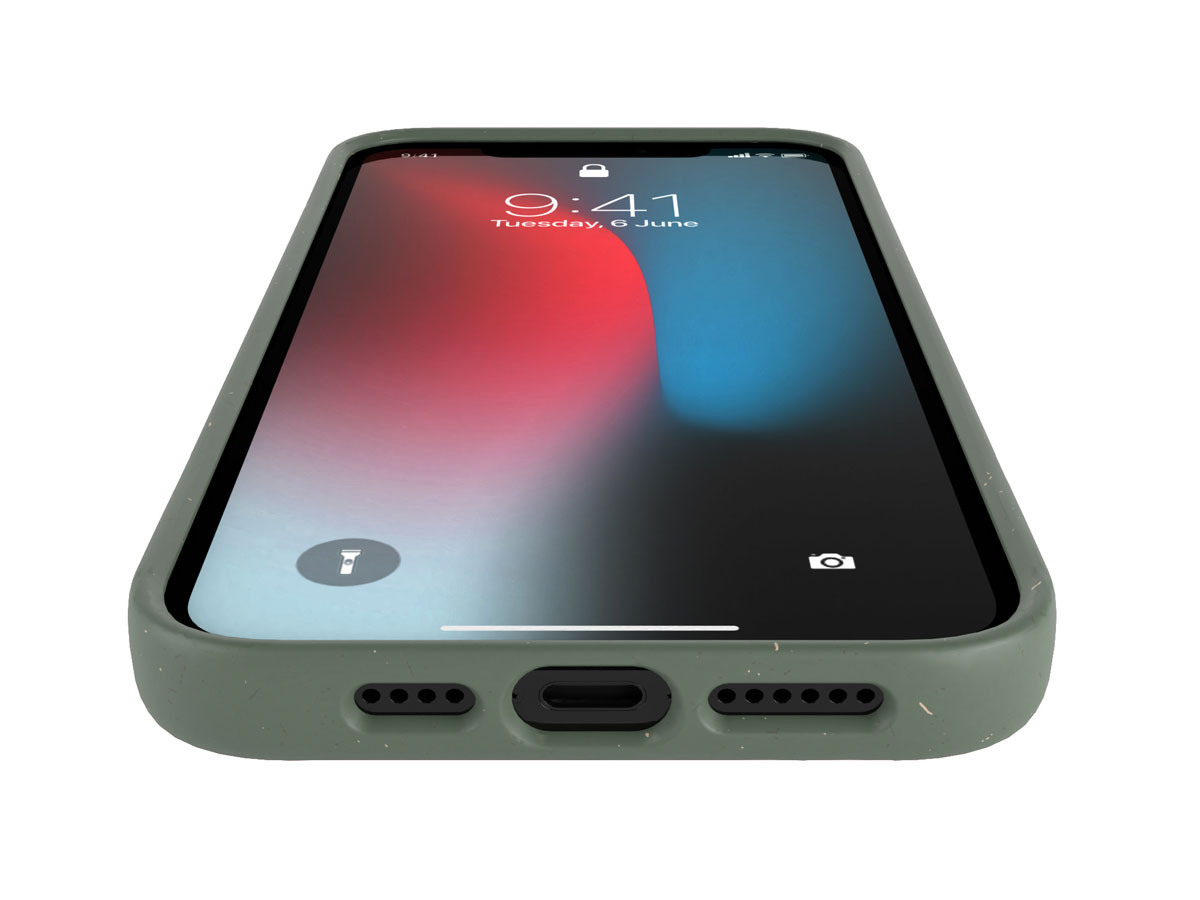 Woodcessories Bio Case Groen - Eco iPhone 12 Mini hoesje