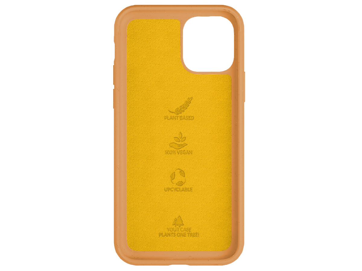 Woodcessories Bio Case Oranje - Eco iPhone 12 Mini hoesje