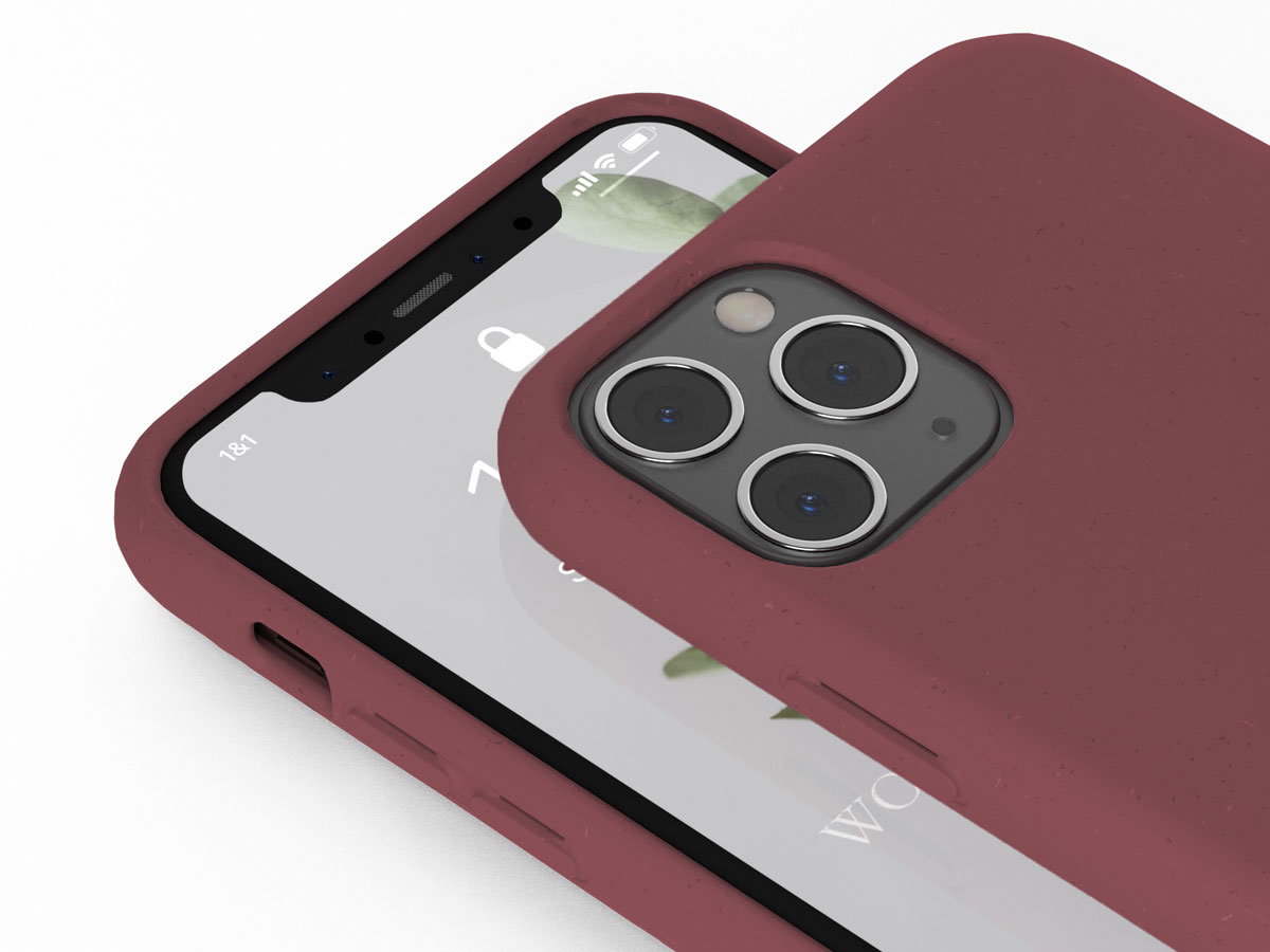 Woodcessories Bio Case Rood - Eco iPhone 12 Mini hoesje