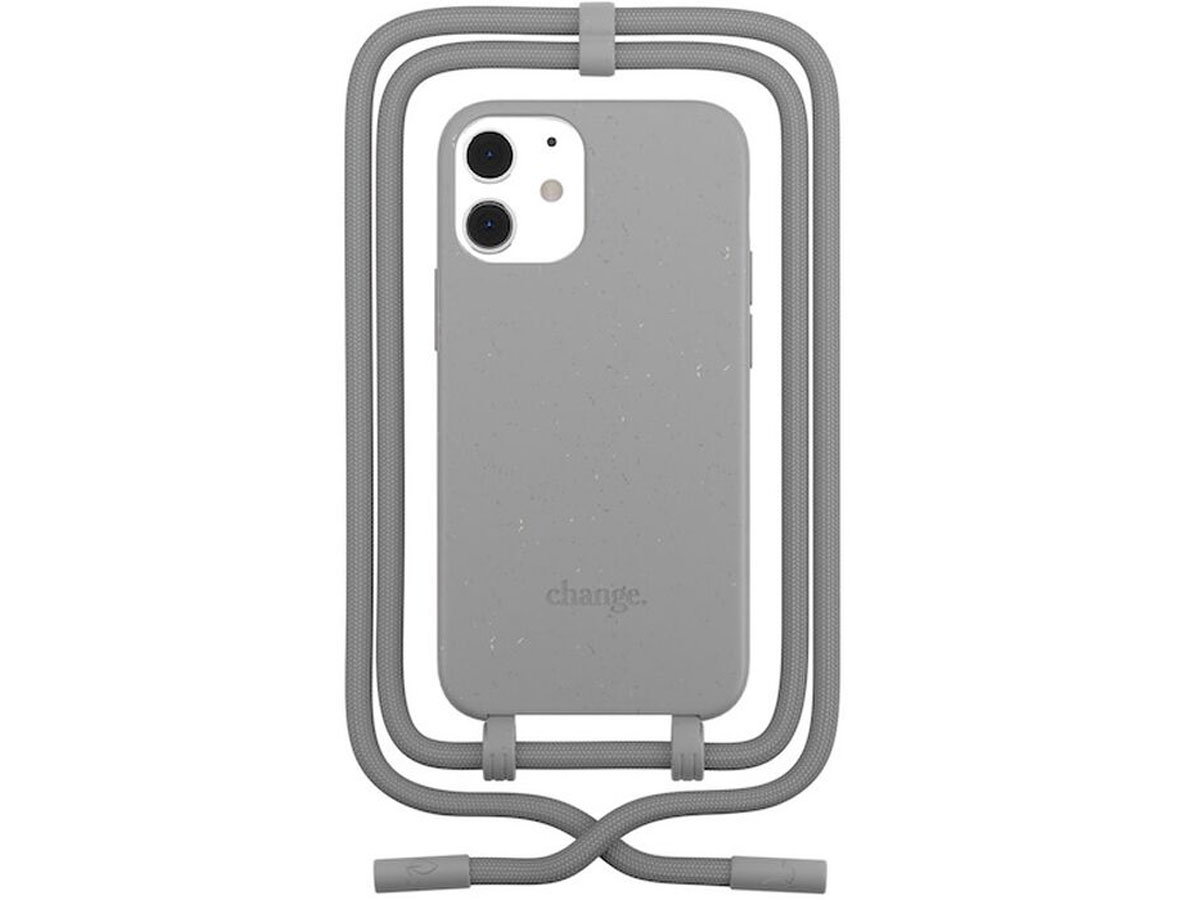 Woodcessories Change Case Grijs - Eco iPhone 12 Mini hoesje