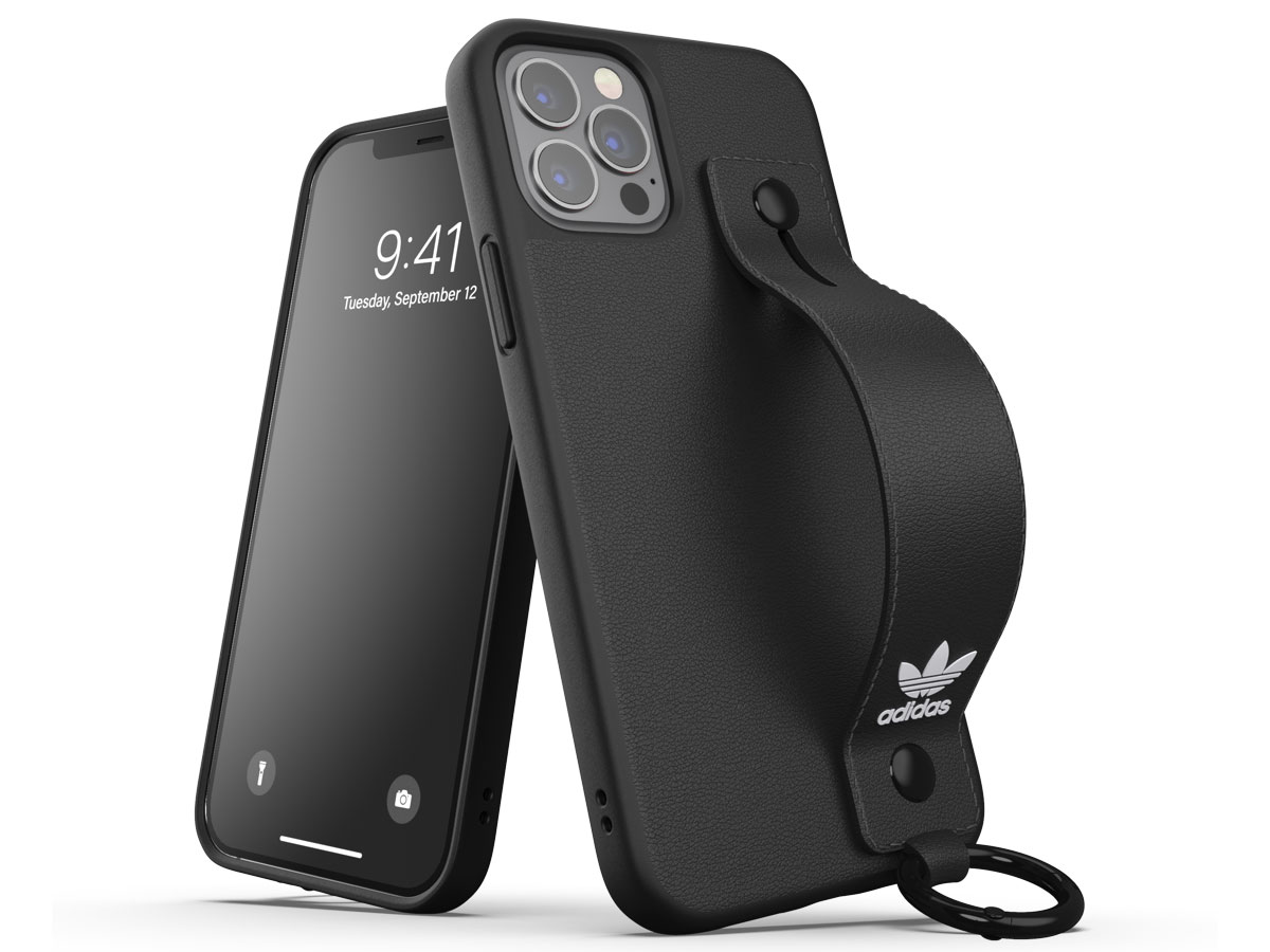 Adidas Originals Handstrap Case Zwart - iPhone 12/12 Pro hoesje