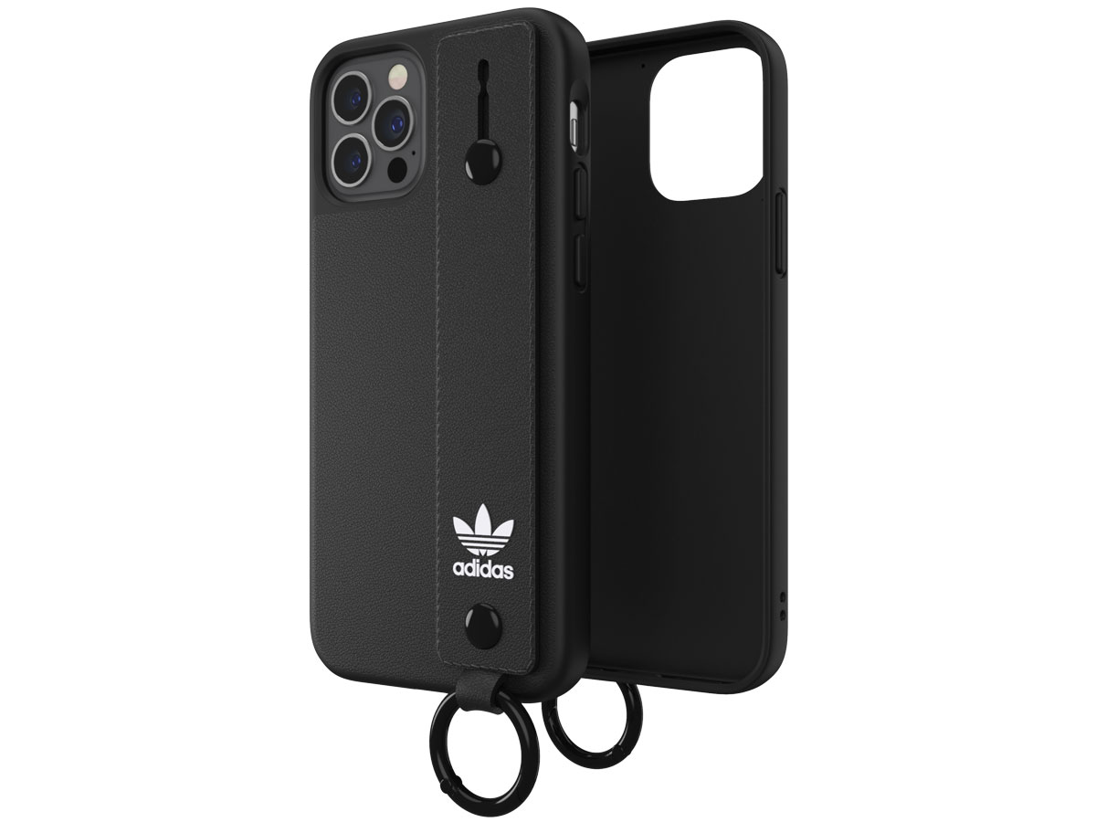 Adidas Originals Handstrap Case Zwart - iPhone 12/12 Pro hoesje