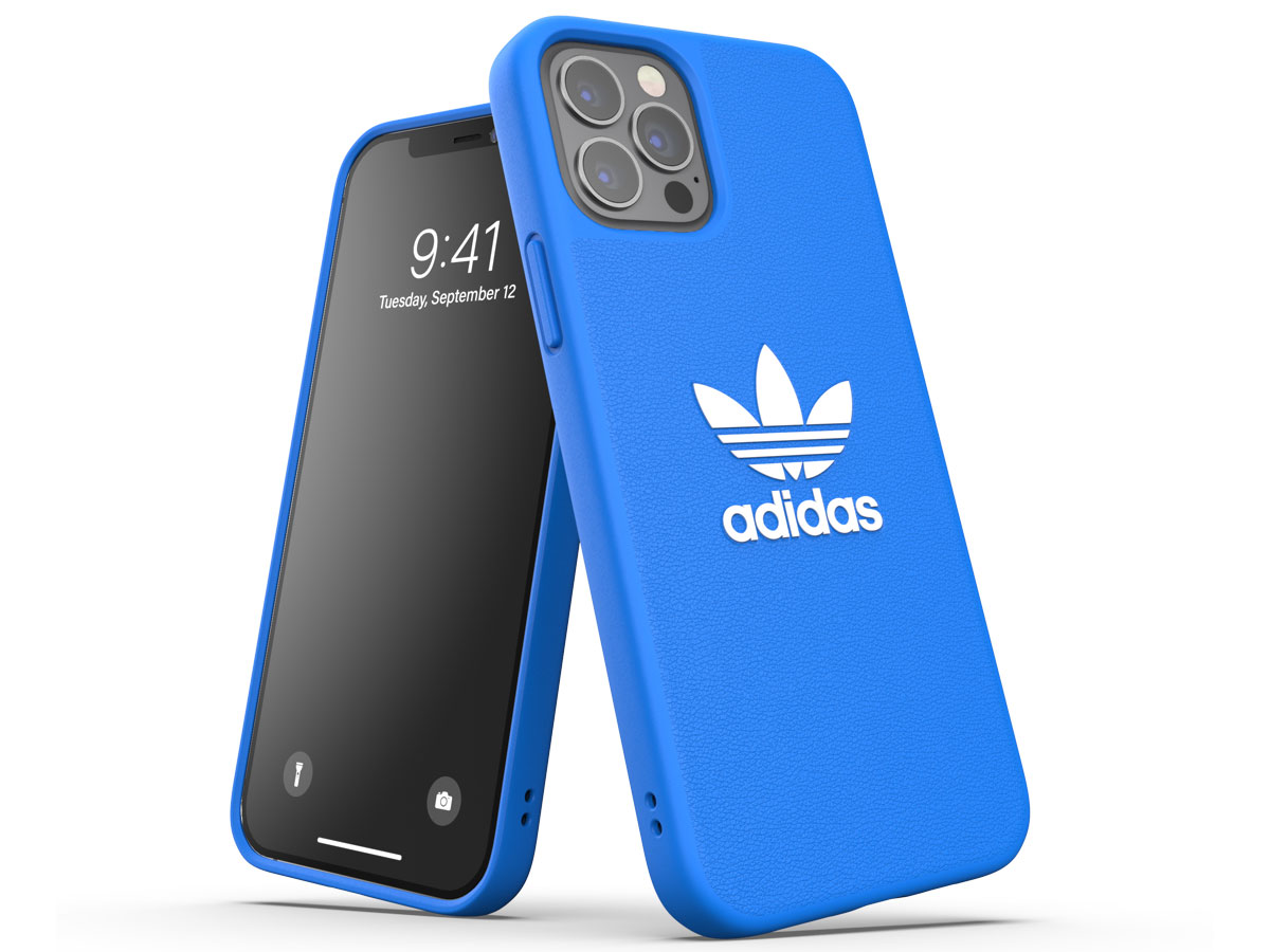 Adidas Originals Logo Case Blauw - iPhone 12/12 Pro hoesje