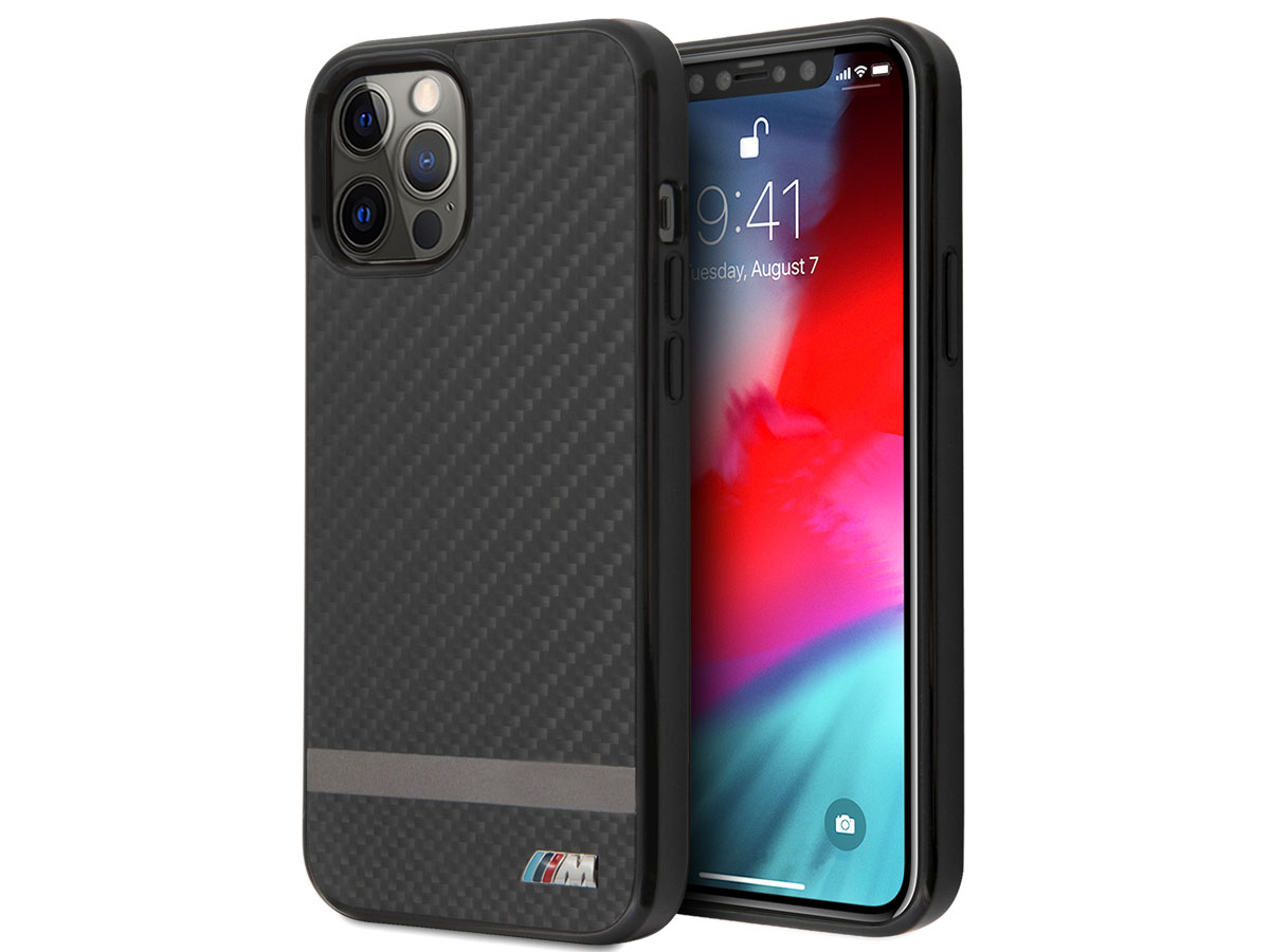 BMW M Line Carbon Case - iPhone 12/12 Pro hoesje