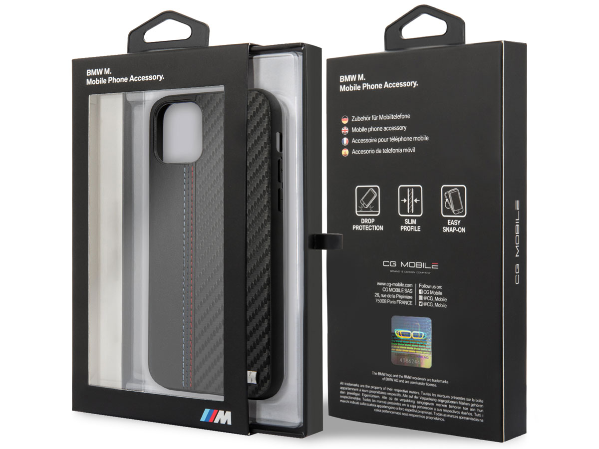 BMW M Sport Color Stitch Case - iPhone 12/12 Pro hoesje