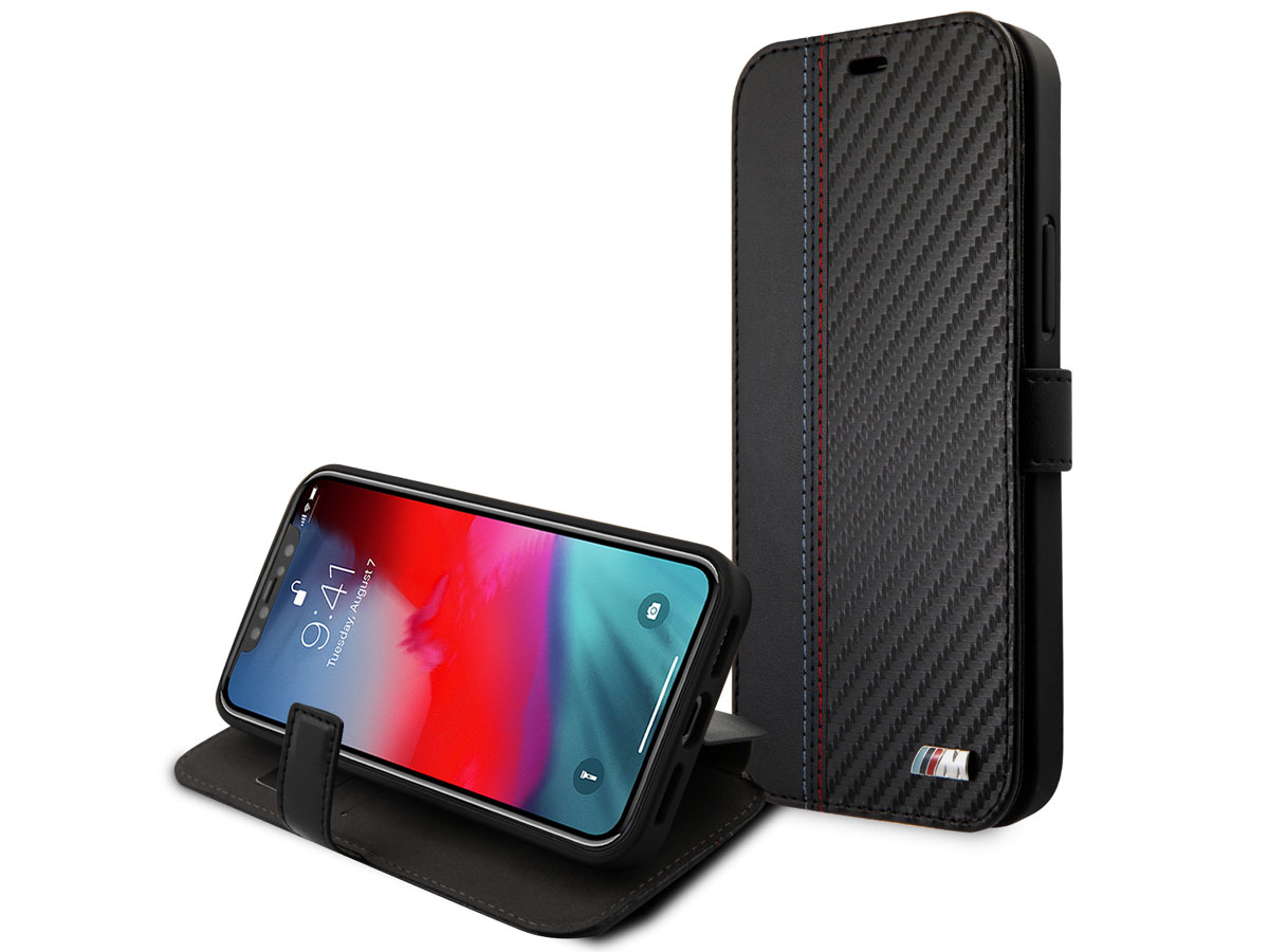 BMW M Sport Color Stitch Bookcase - iPhone 12/12 Pro hoesje