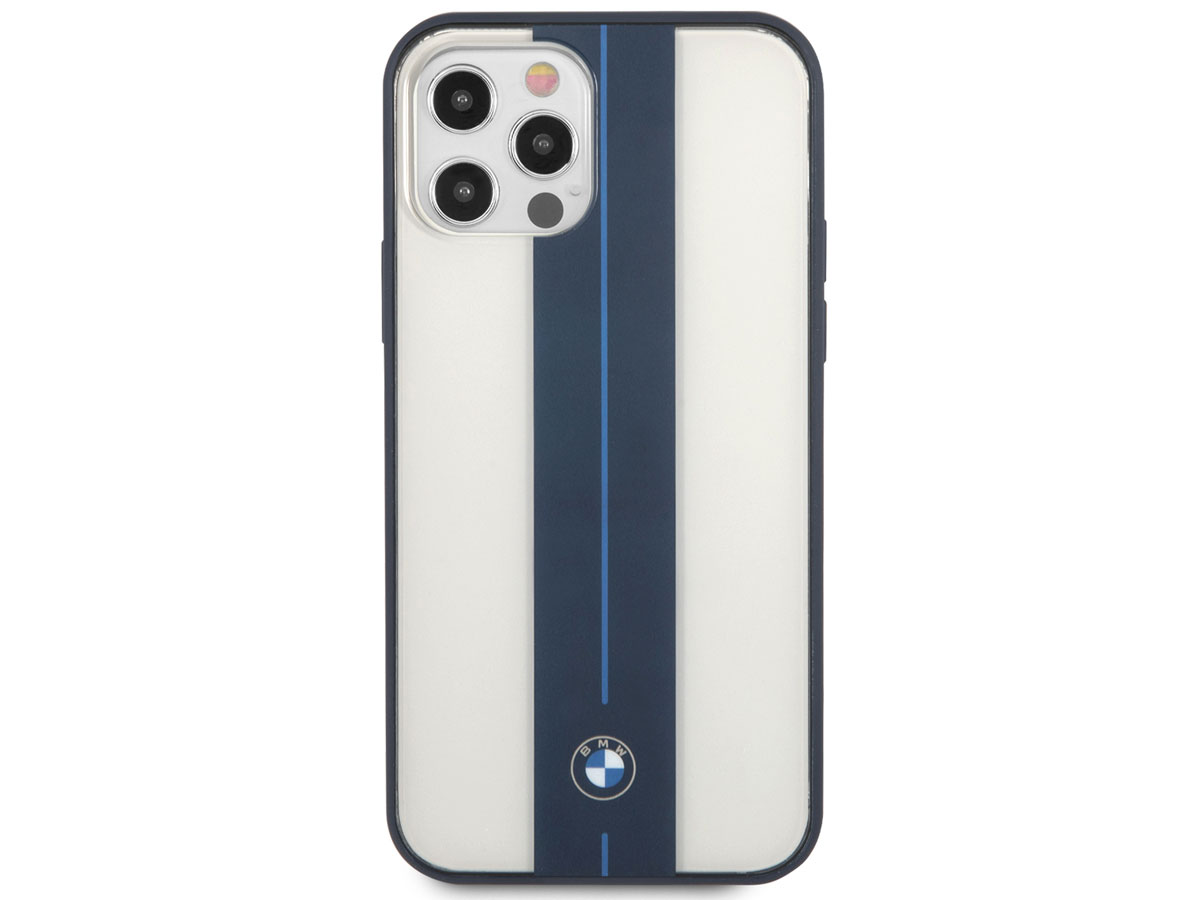 BMW Racing Stripe Clear Case - iPhone 12/12 Pro hoesje