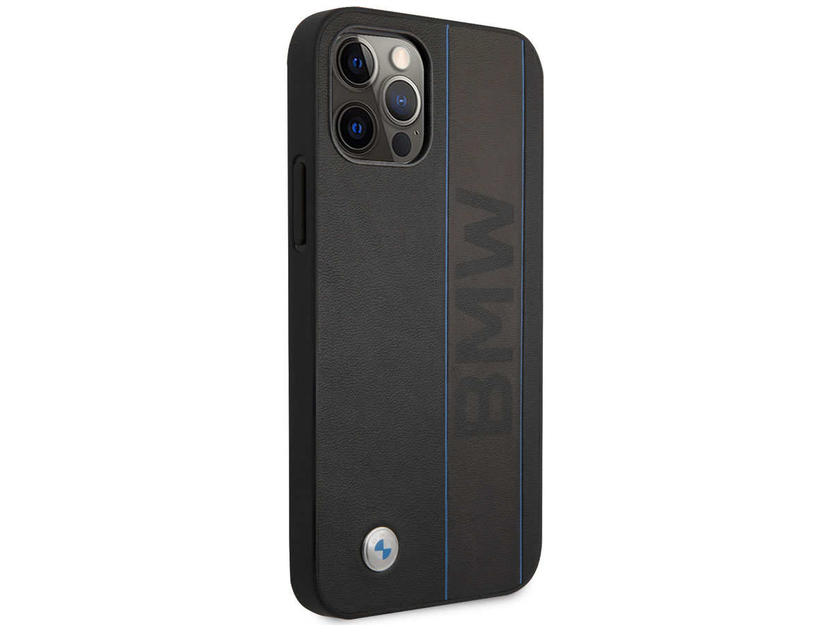 BMW Signature Leather Lines Case - iPhone 12/12 Pro hoesje