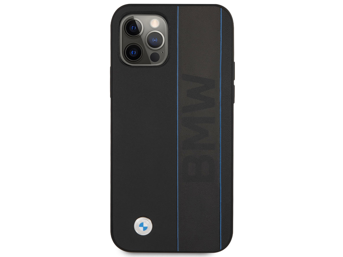 BMW Signature Leather Lines Case - iPhone 12/12 Pro hoesje