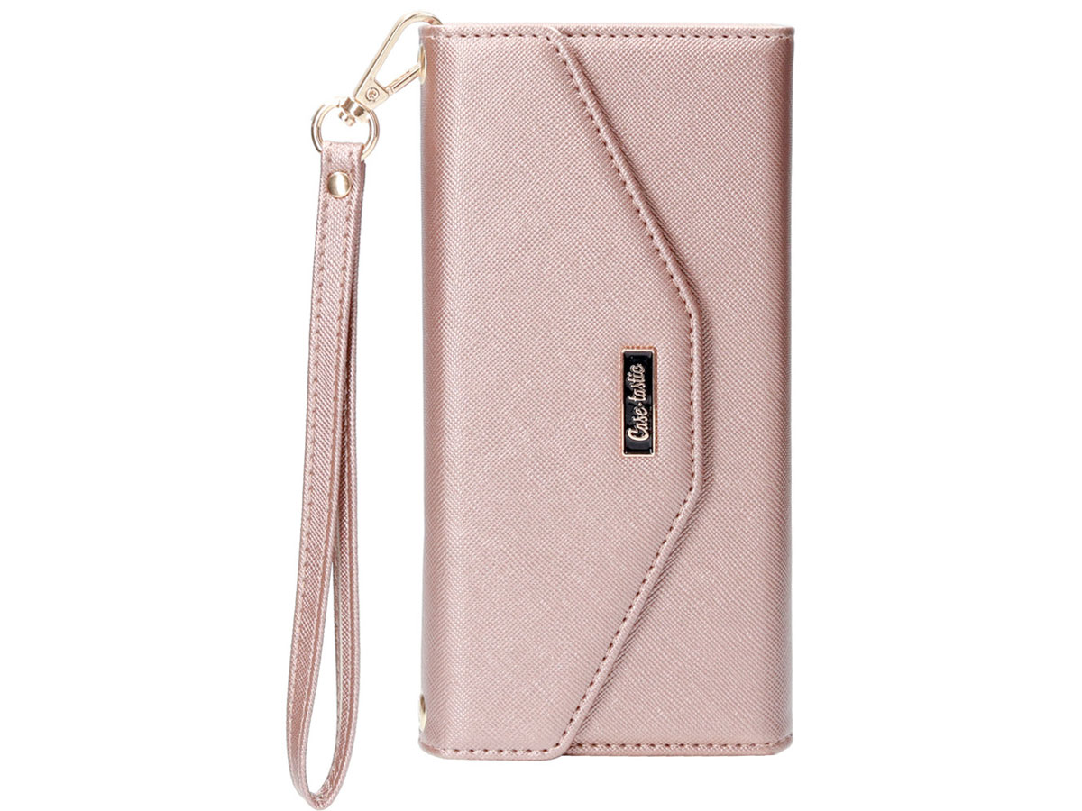 Casetastic Saffiano 2in1 Clutch Case Rosé - iPhone 12/12 Pro hoesje