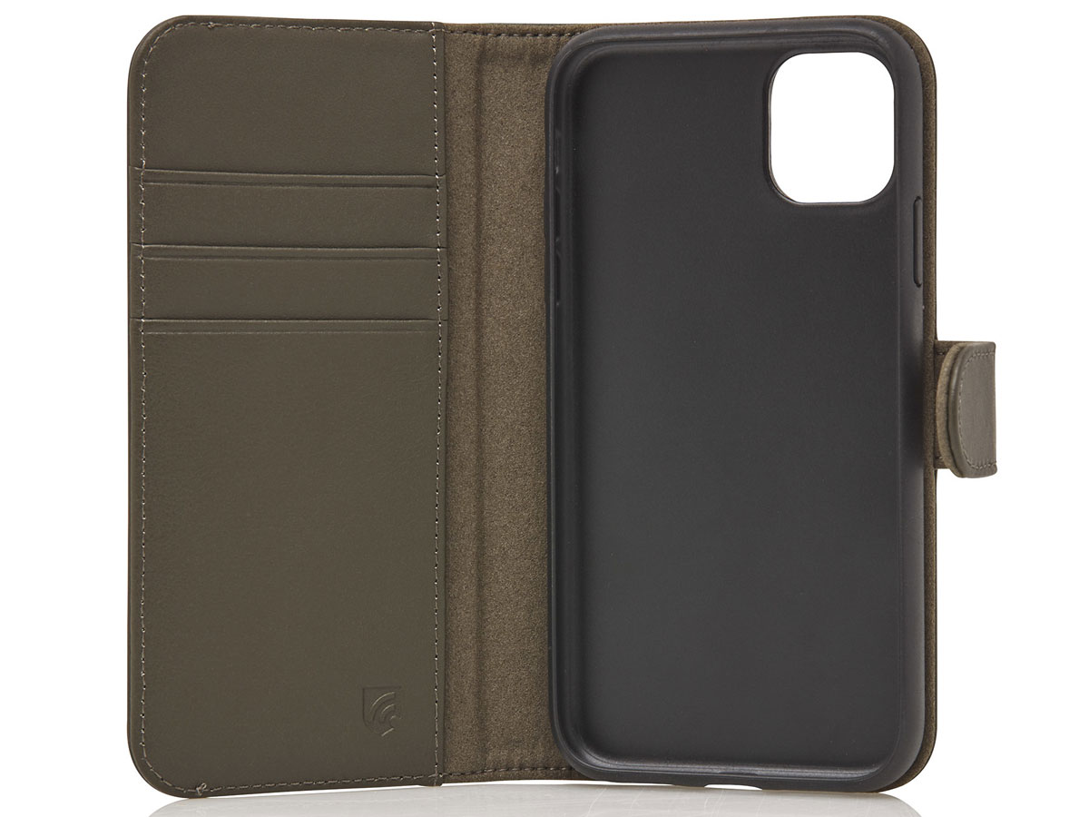 Castelijn & Beerens 2in1 Wallet Groen Leer - iPhone 12/12 Pro hoesje