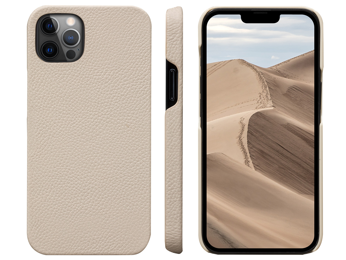 dbramante1928 New York 2in1 Case Beige - iPhone 12/12 Pro Hoesje Leer