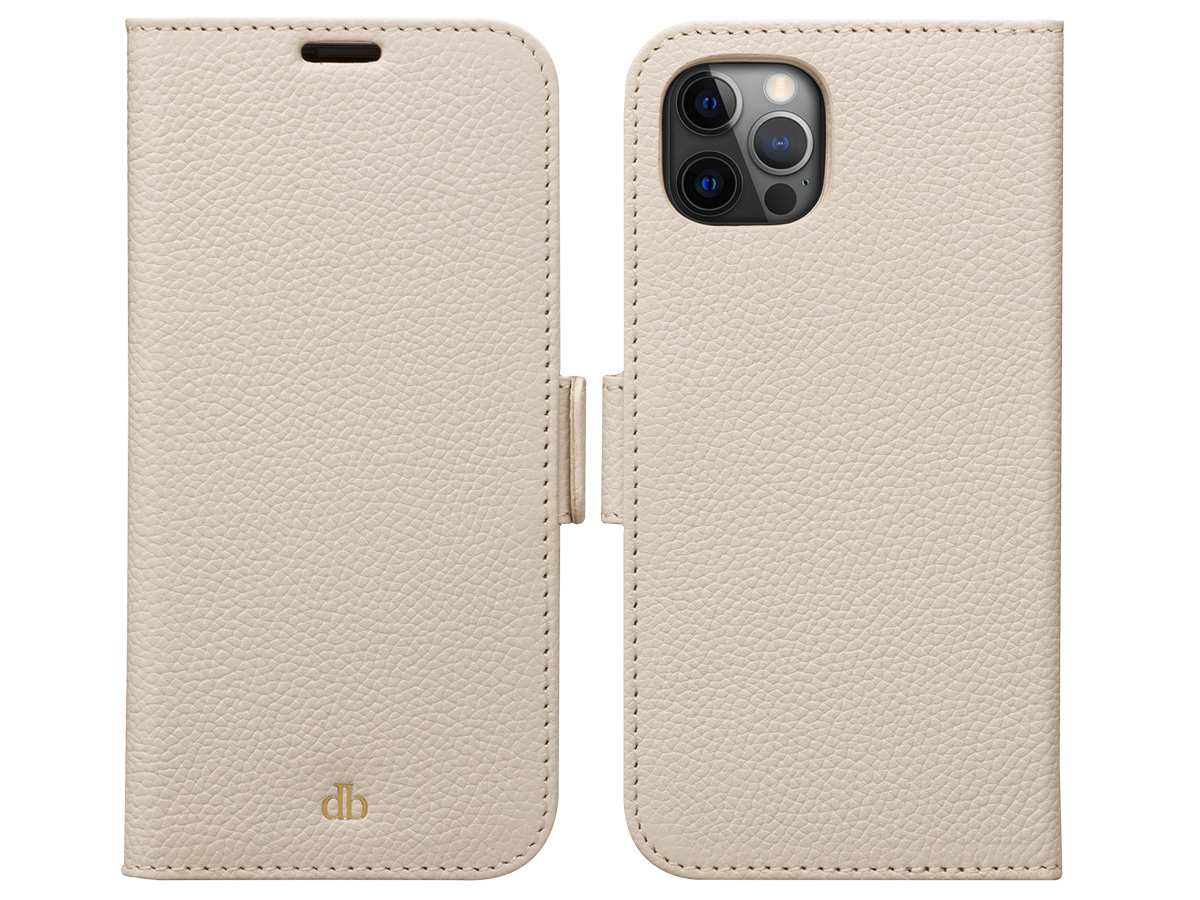 dbramante1928 New York 2in1 Case Beige - iPhone 12/12 Pro Hoesje Leer