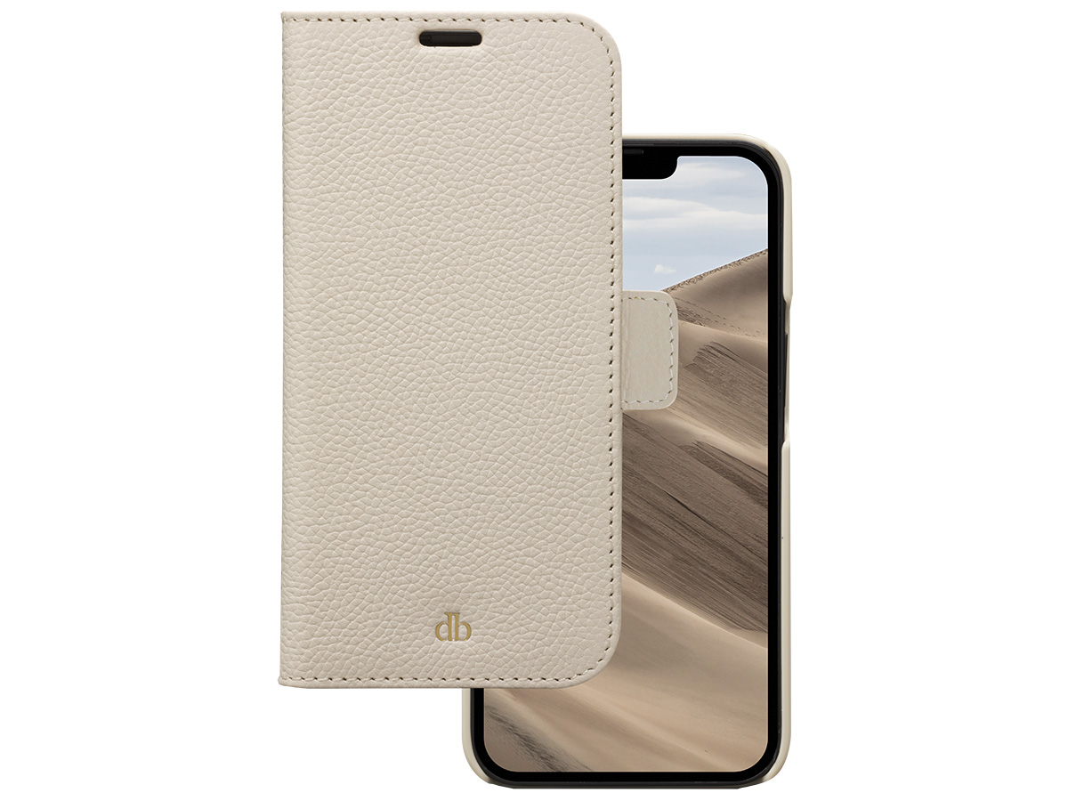 dbramante1928 New York 2in1 Case Beige - iPhone 12/12 Pro Hoesje Leer