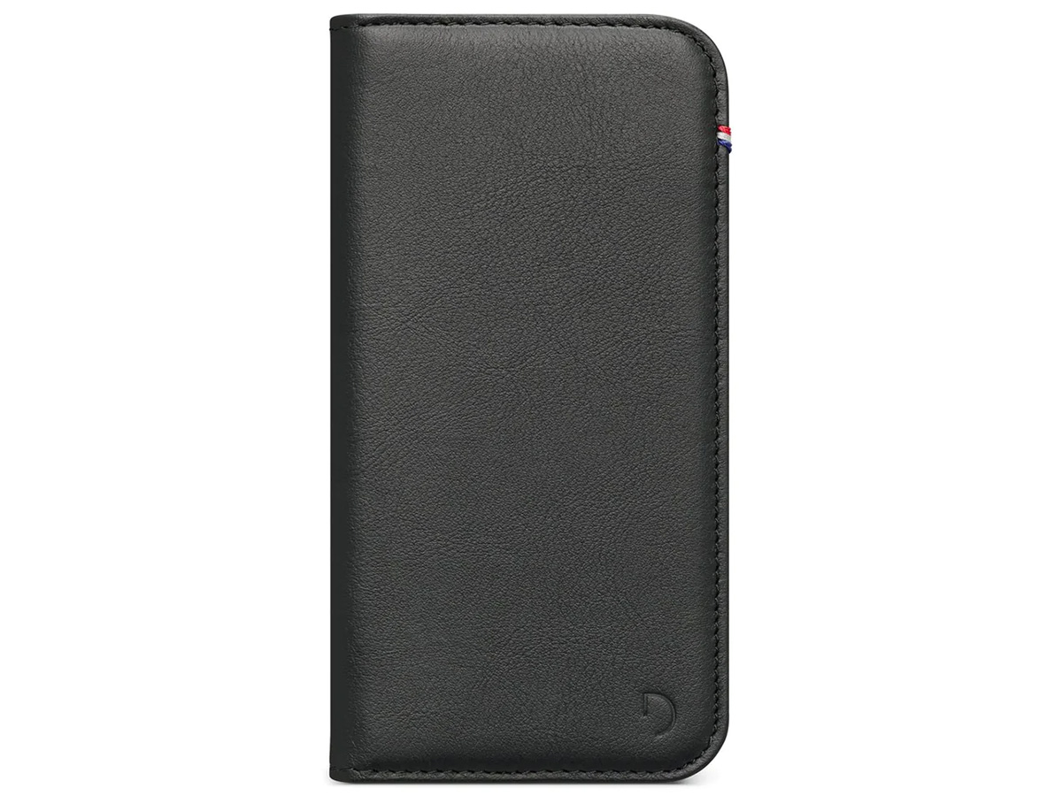 Decoded Leather Wallet Case Zwart Leer - iPhone 12/12 Pro Hoesje