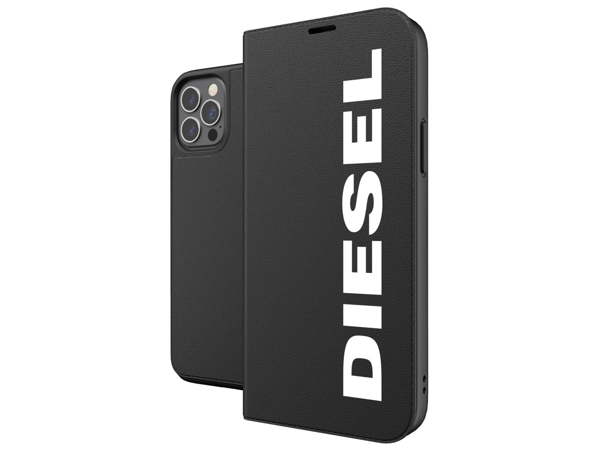 Diesel Logo Booklet Case - iPhone 12/12 Pro hoesje