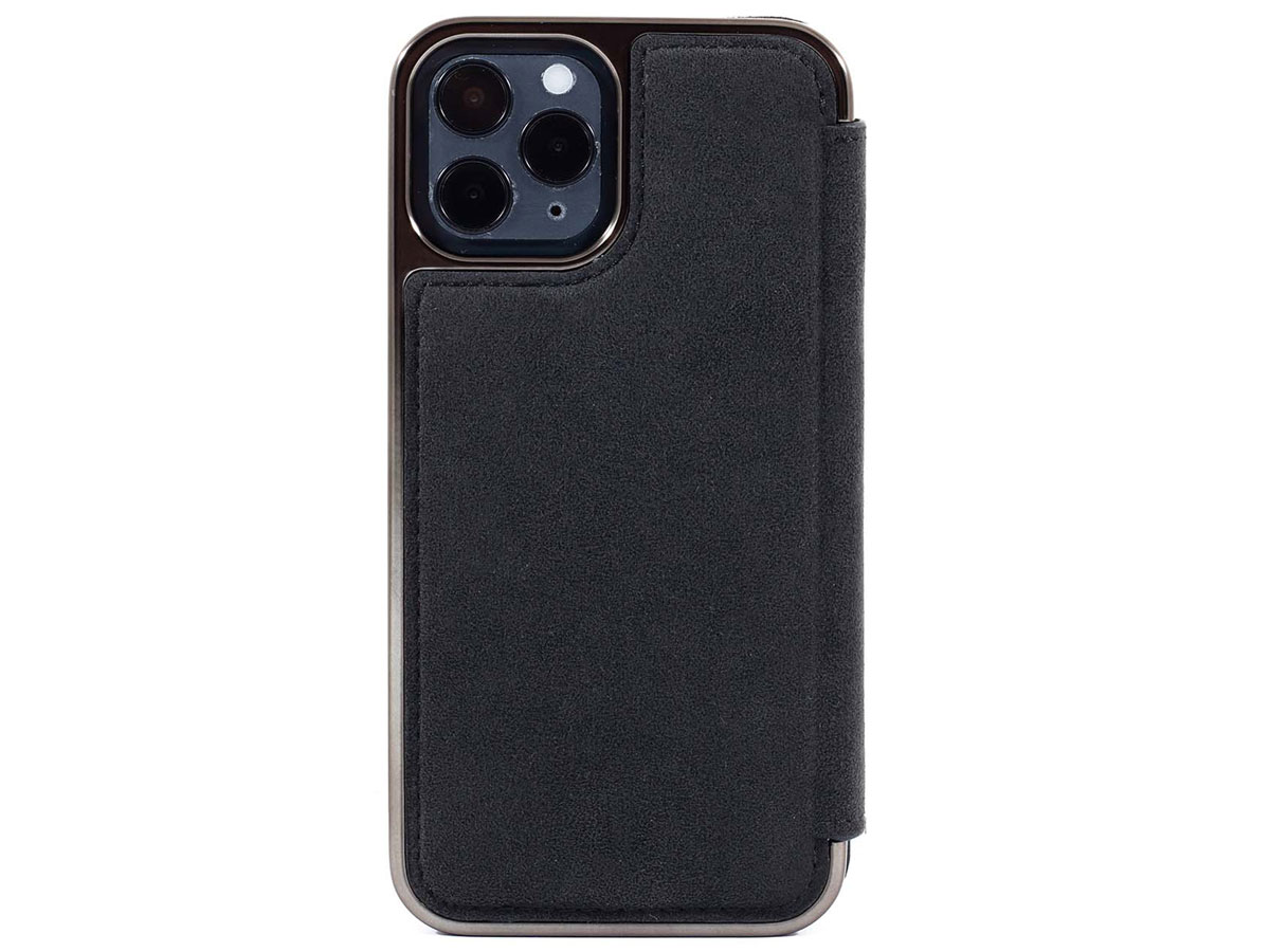 Greenwich Blake Alcantara Folio Beluga - iPhone 12/12 Pro Hoesje