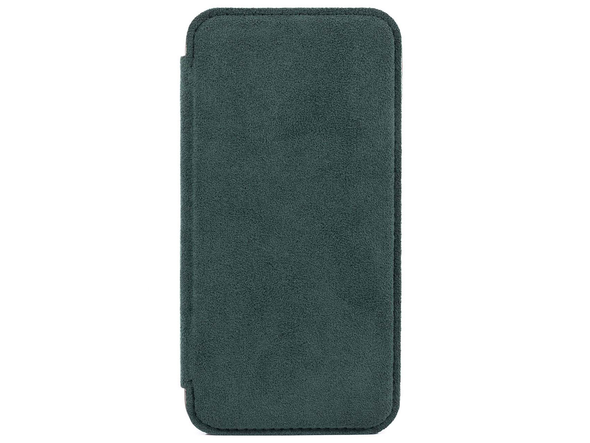 Greenwich Blake MagSafe Alcantara Folio Sage - iPhone 12/12 Pro Hoesje