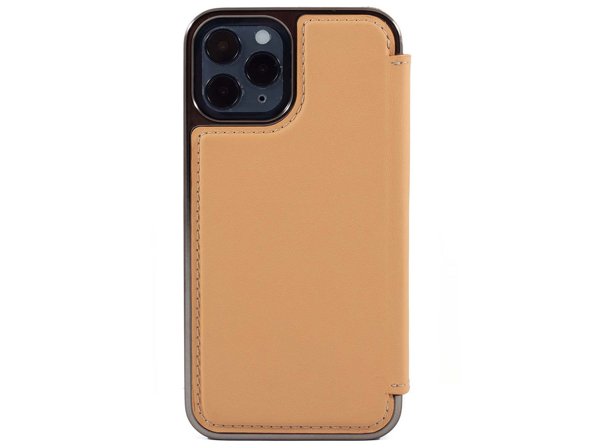 Greenwich Blake Leather Folio Caramel - iPhone 12/12 Pro Hoesje