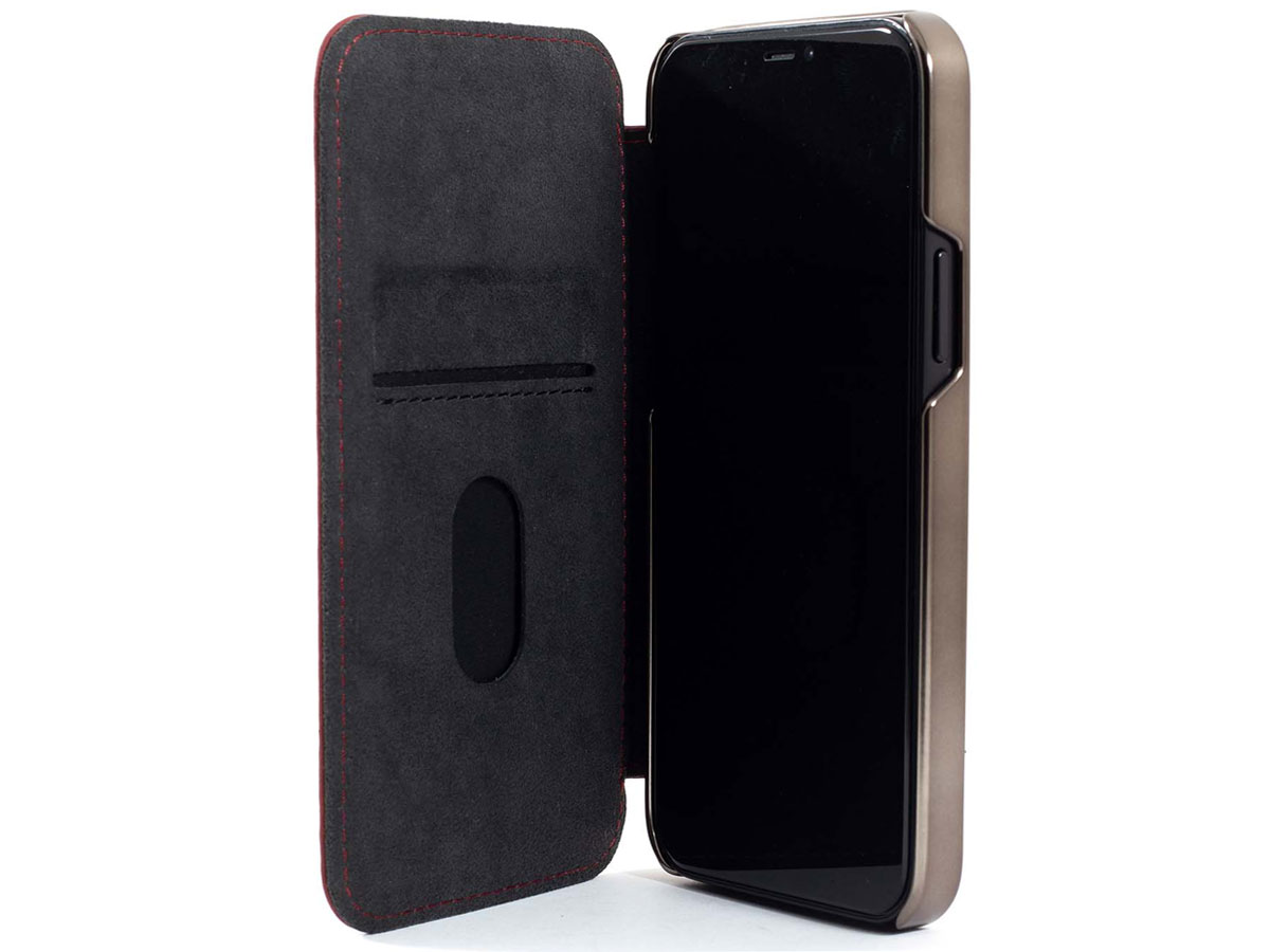 Greenwich Blake Leather Folio Fireglow - iPhone 12/12 Pro Hoesje