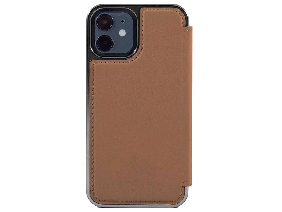 Greenwich Blake Leather Folio Saddle - iPhone 12/12 Pro Hoesje