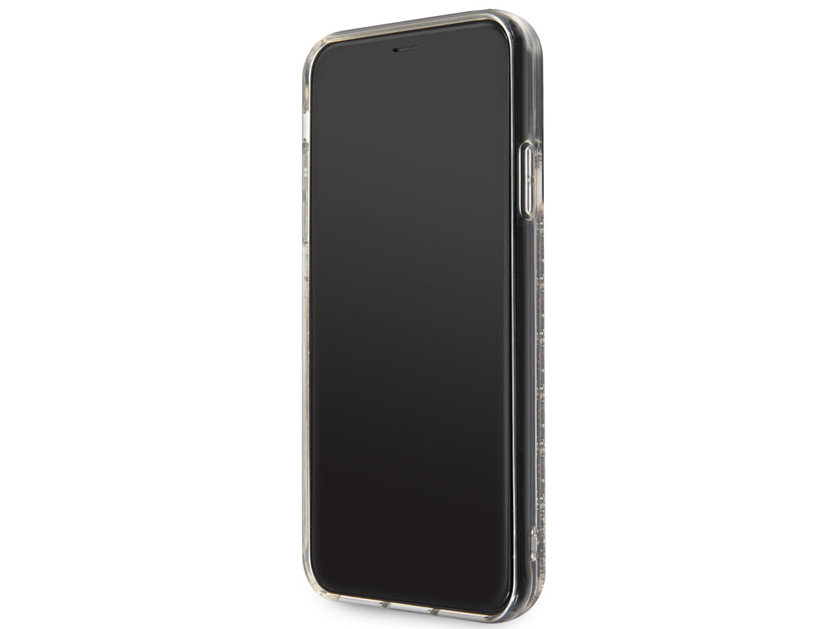 Guess 4G Monogram Glitter Case - iPhone 12/12 Pro hoesje