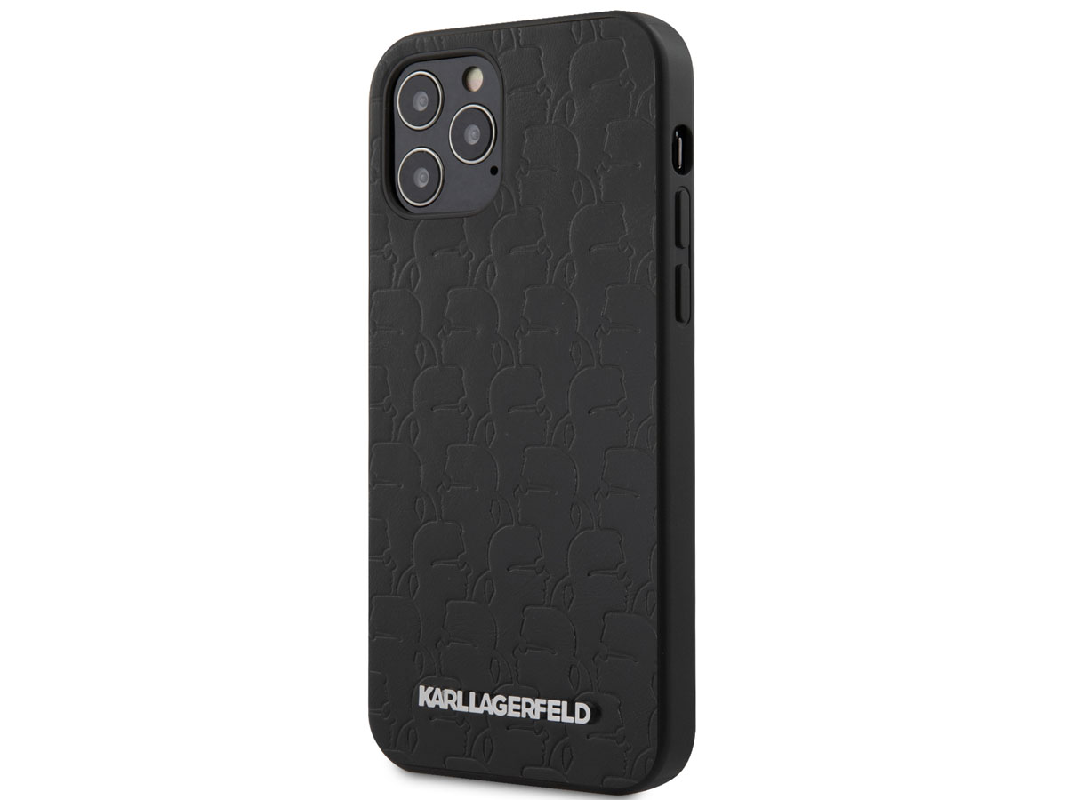 Karl Lagerfeld Kameo Case Zwart - iPhone 12/12 Pro hoesje