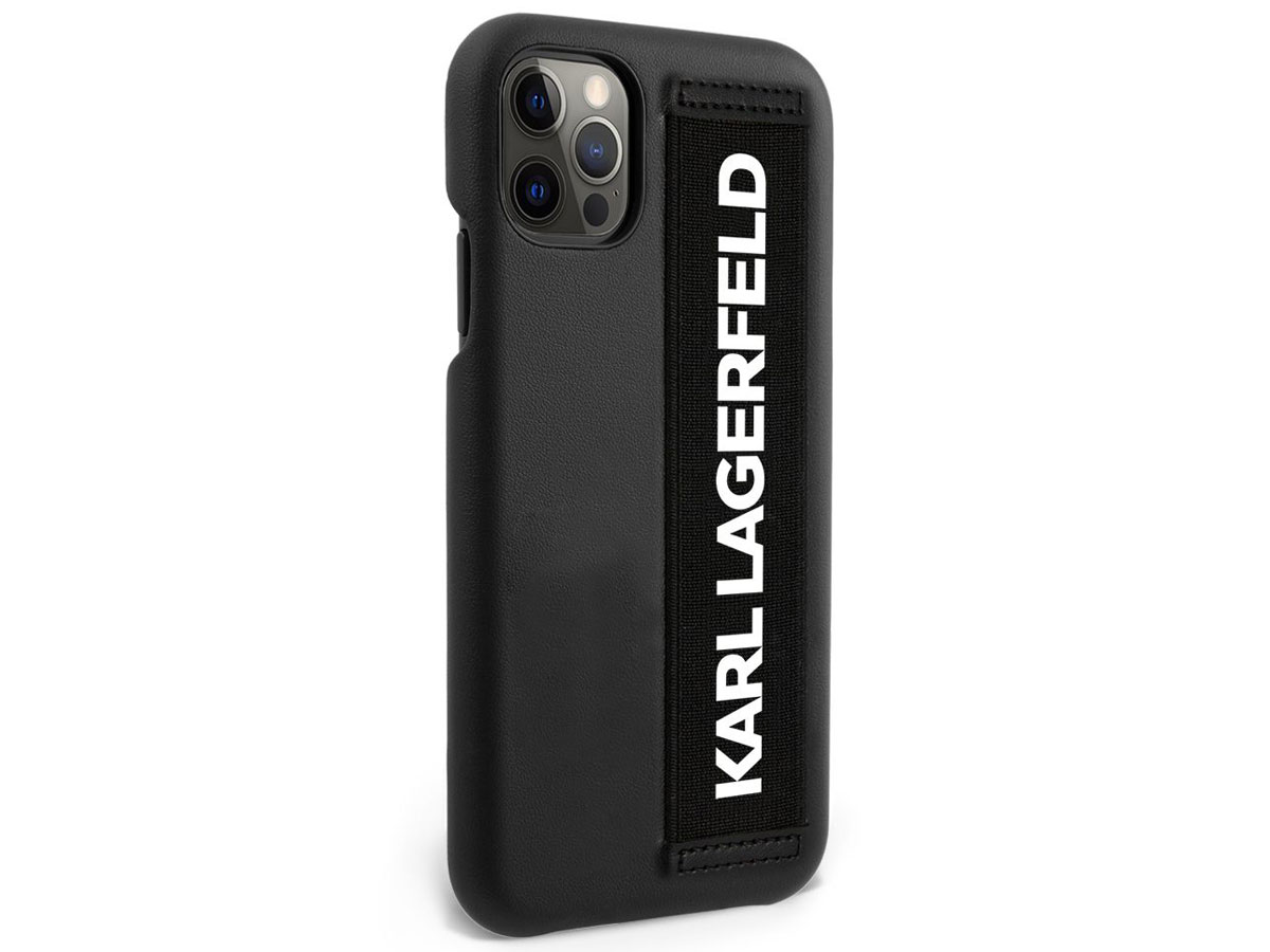Karl Lagerfeld Strap Handgrip Case - iPhone 12/12 Pro hoesje