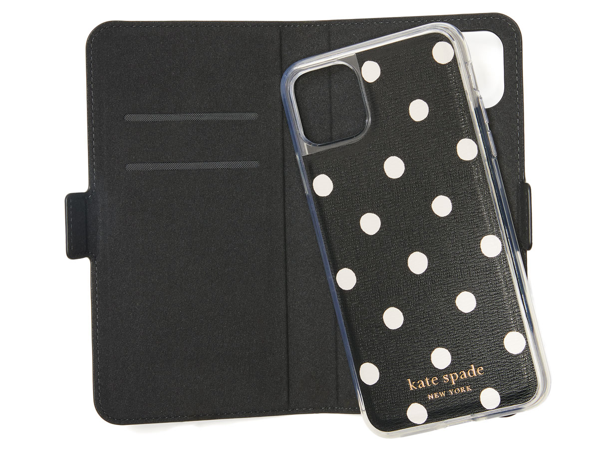 Kate Spade Dots Mag Folio - iPhone 12/12 Pro Hoesje Uitneembaar