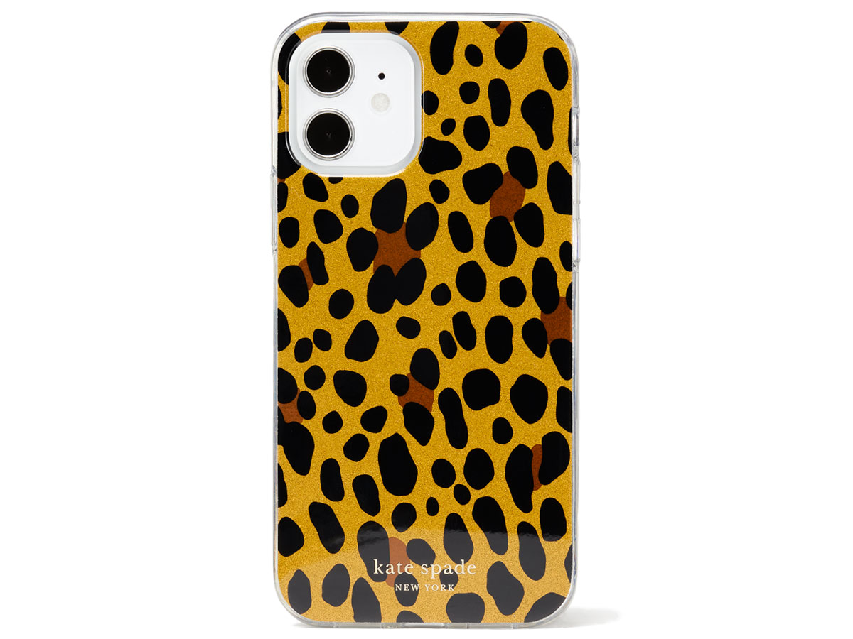 Kate Spade Leopard Print Case - iPhone 12/12 Pro hoesje