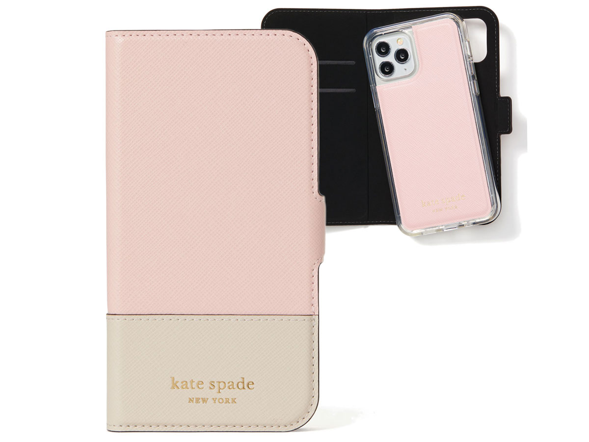 Kate Spade Spencer Mag Folio Roze - iPhone 12/12 Pro Hoesje Uitneembaar