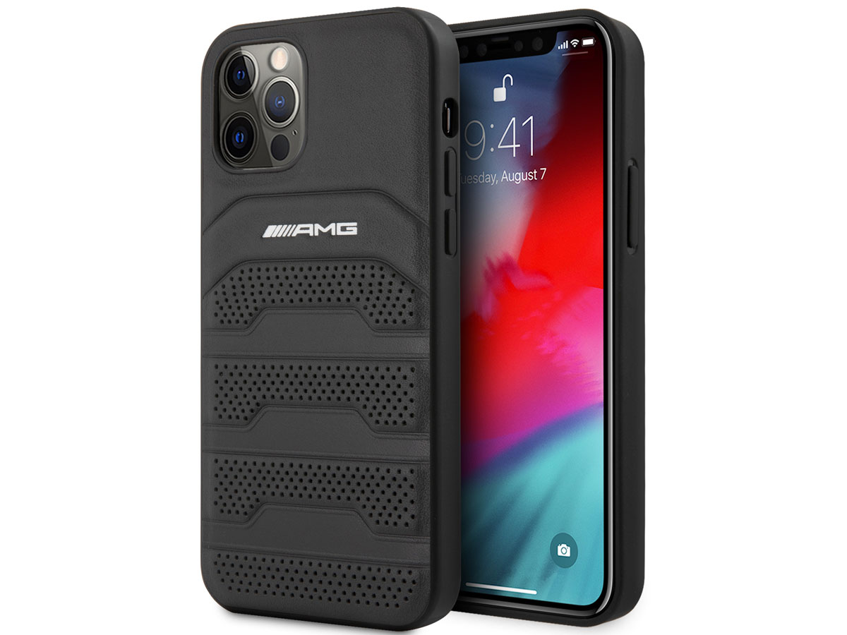 Mercedes-AMG Debossed Lines Case - iPhone 12/12 Pro hoesje