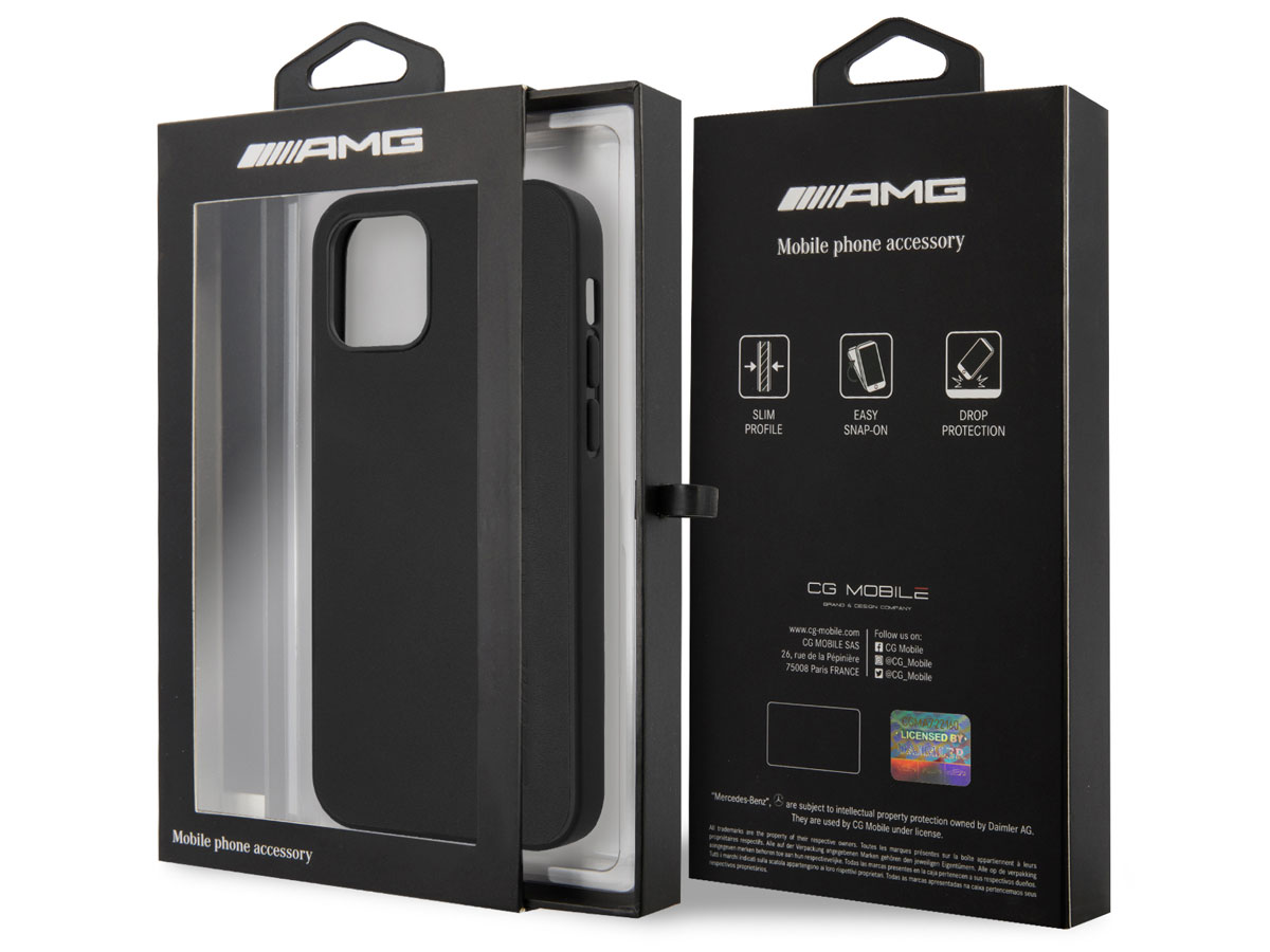 Mercedes-AMG Debossed Logo Case - iPhone 12/12 Pro hoesje