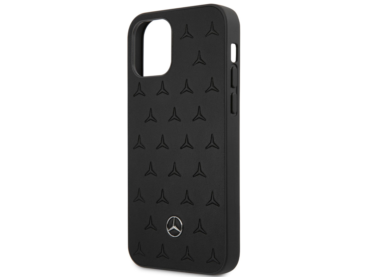 Mercedes-Benz Stars Leather Case - iPhone 12/12 Pro hoesje