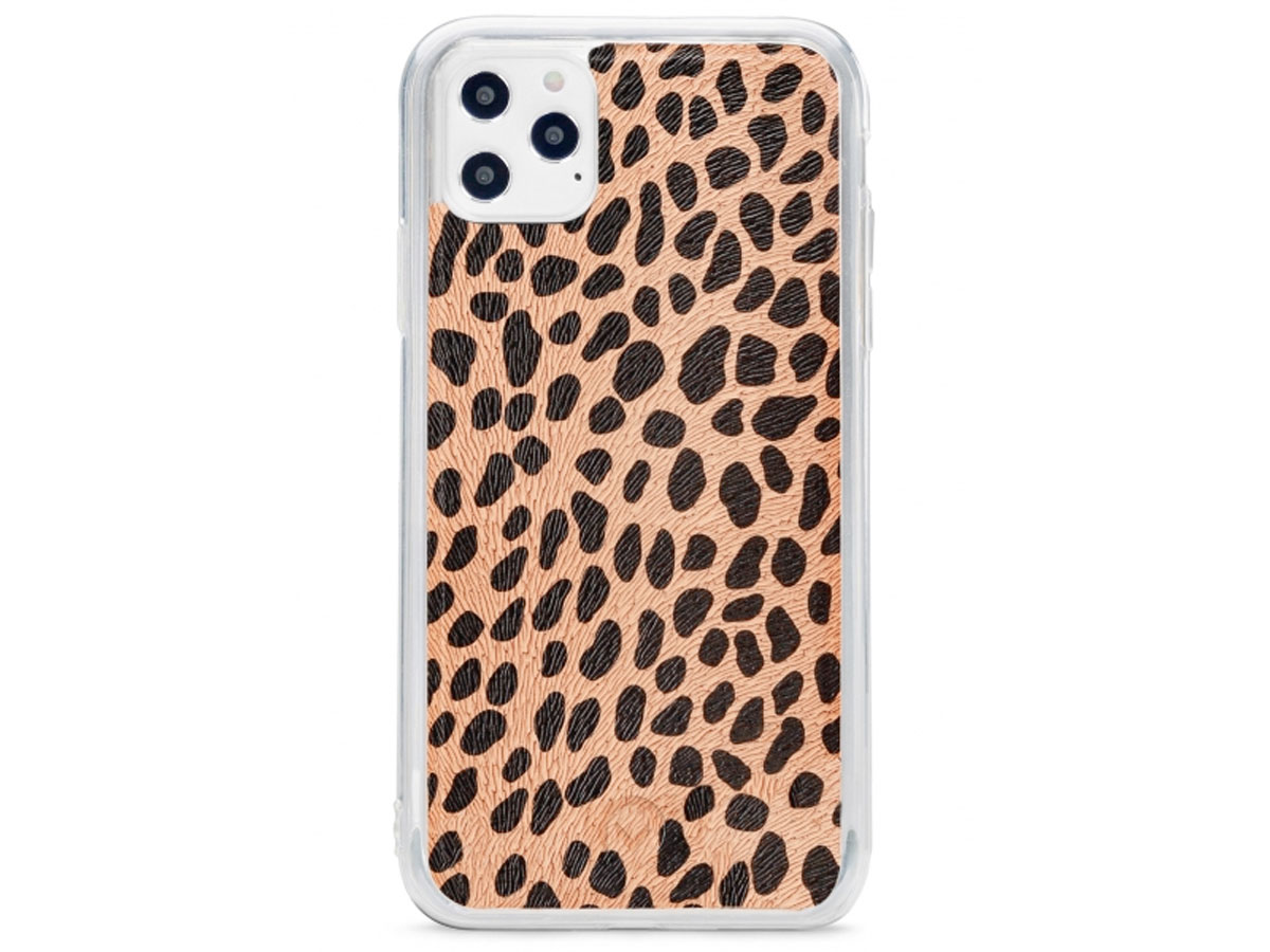 Mobilize 2in1 Magnet Zipper Case Green Leopard - iPhone 12/12 Pro hoesje