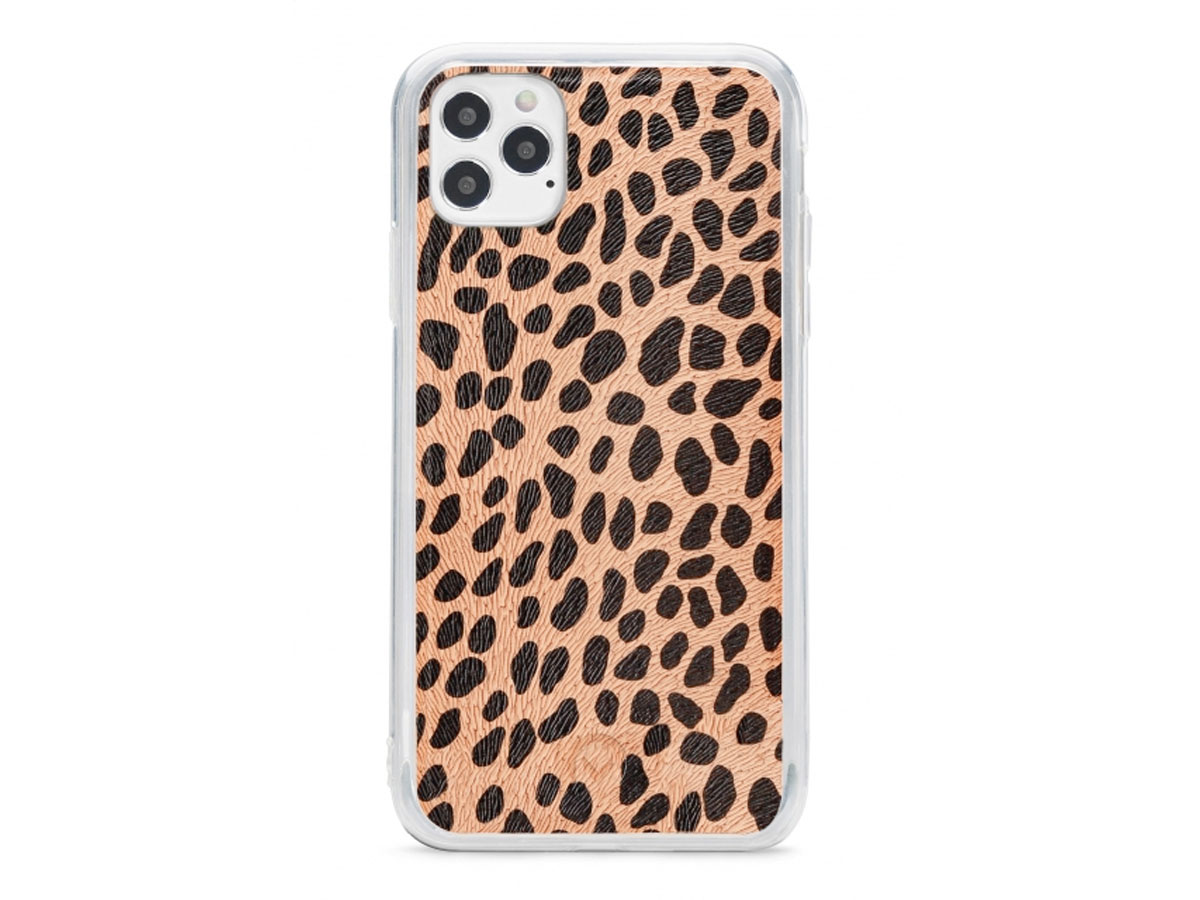 Mobilize Elegant Magnet Clutch Green Leopard - iPhone 12 / 12 Pro hoesje