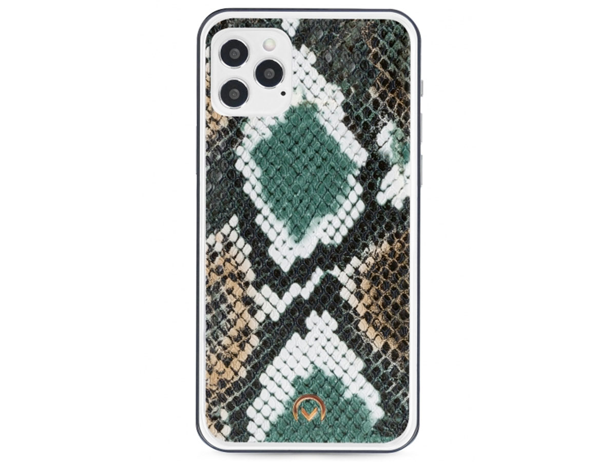 Mobilize Elegant Magnet Clutch Green Snake - iPhone 12 / 12 Pro hoesje