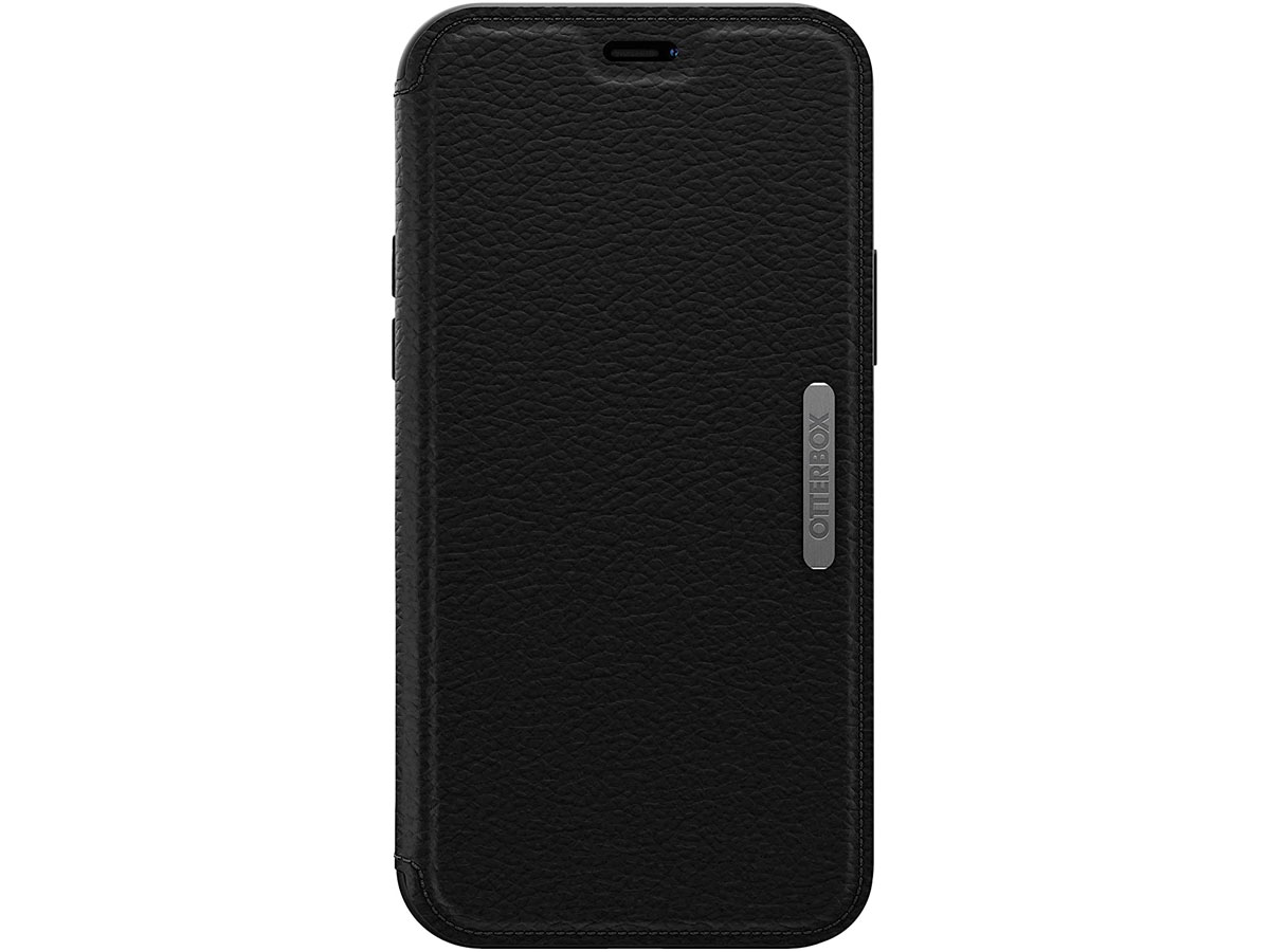 Otterbox Strada Leather Folio Zwart - iPhone 12/12 Pro hoesje