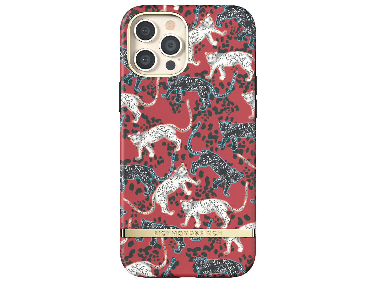 Richmond & Finch Red Leopard Case - iPhone 12/12 Pro hoesje