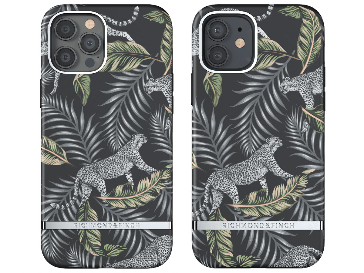 Richmond & Finch Silver Jungle Case - iPhone 12/12 Pro hoesje