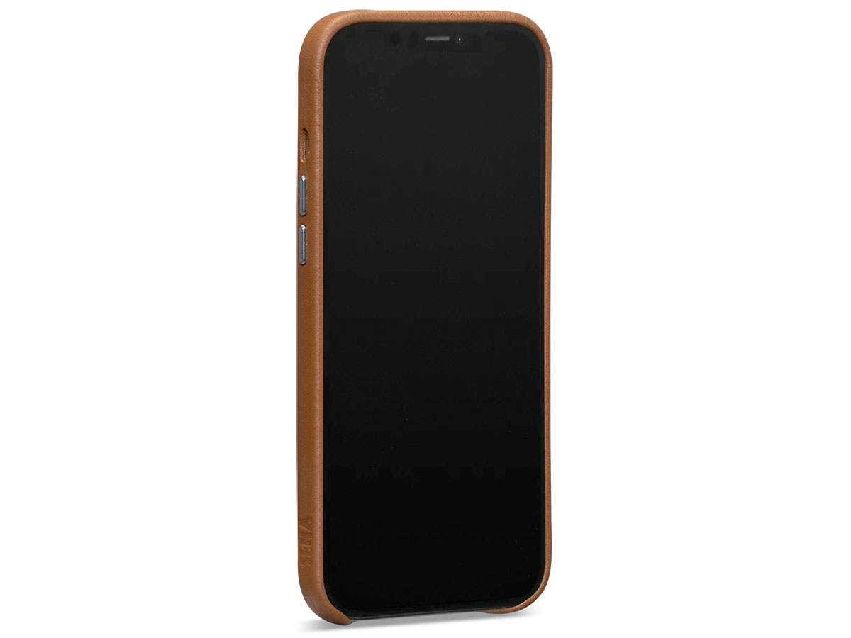 Sena Leather Skin Case Bruin - iPhone 12/12 Pro Hoesje Leer