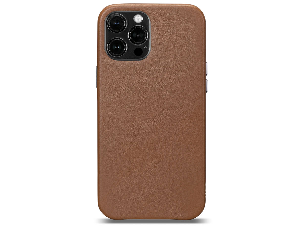 Sena Leather Skin Case Bruin - iPhone 12/12 Pro Hoesje Leer