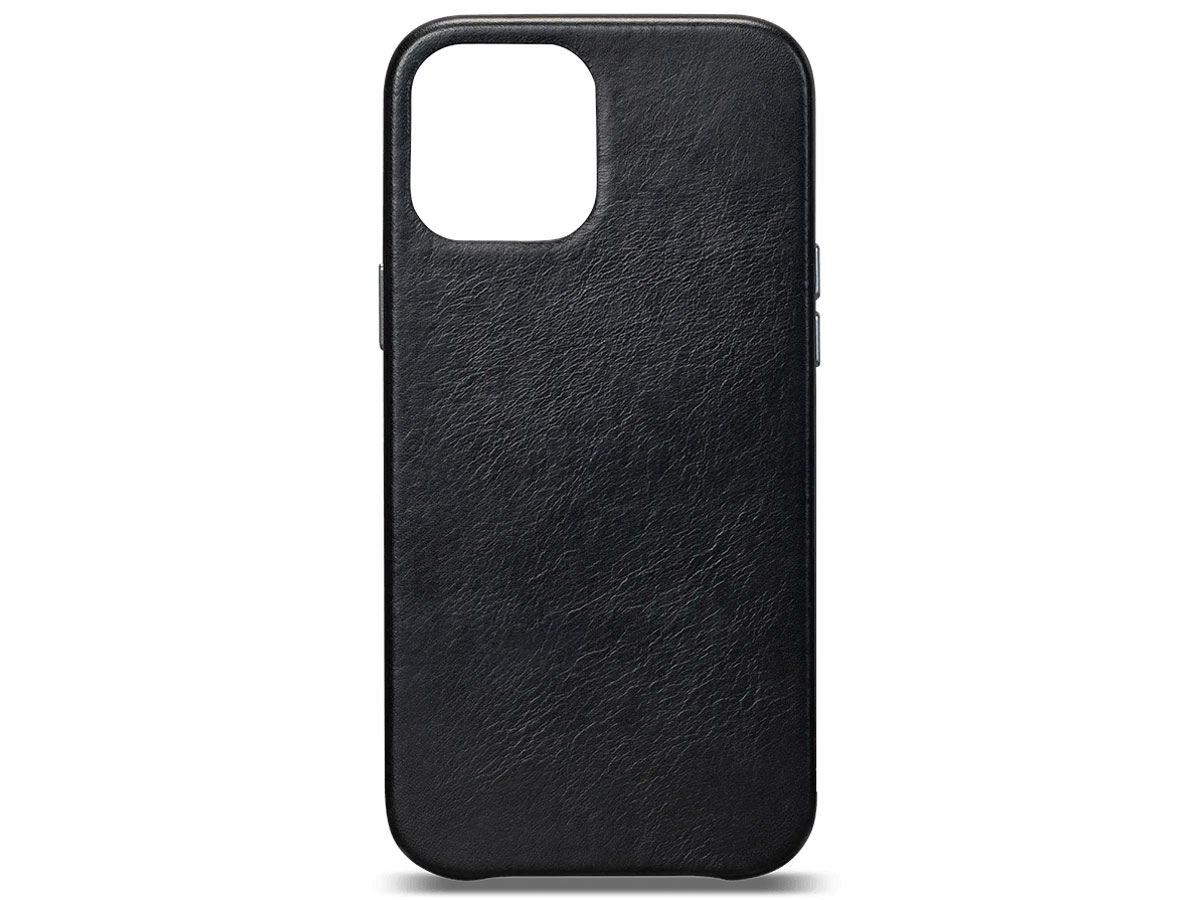 Sena Leather Skin Case Zwart - iPhone 12/12 Pro Hoesje Leer