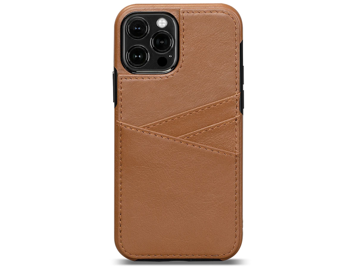 Sena Lugano Wallet Bruin - iPhone 12/12 Pro Hoesje Leer