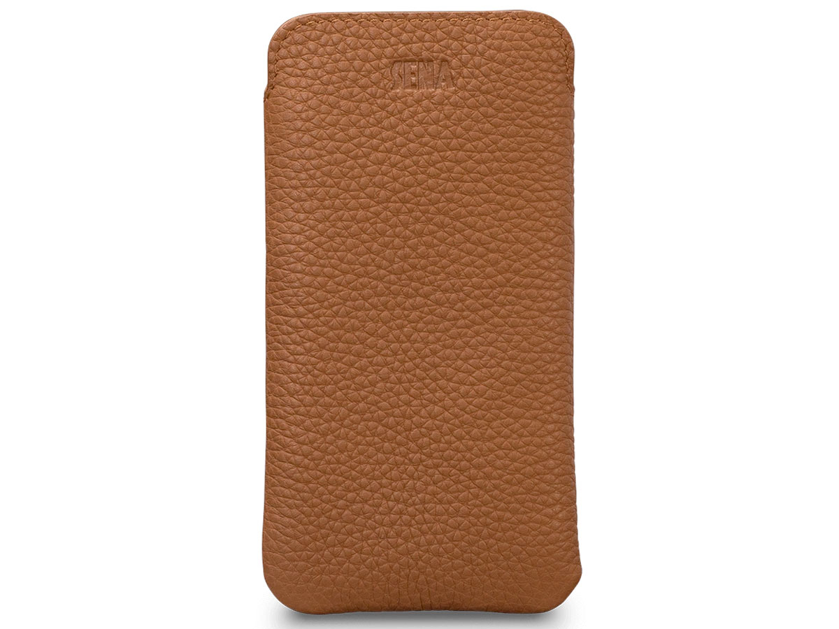 Sena Ultraslim Sleeve Bruin Leer - iPhone 12/12 Pro hoesje