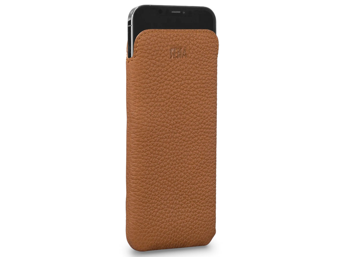 Sena Ultraslim Sleeve Bruin Leer - iPhone 12/12 Pro hoesje