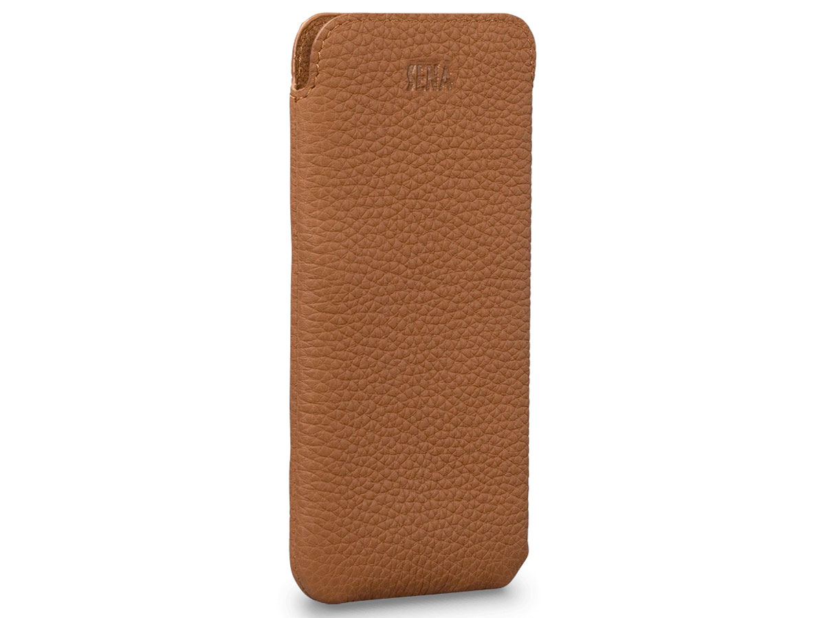 Sena Ultraslim Sleeve Bruin Leer - iPhone 12/12 Pro hoesje