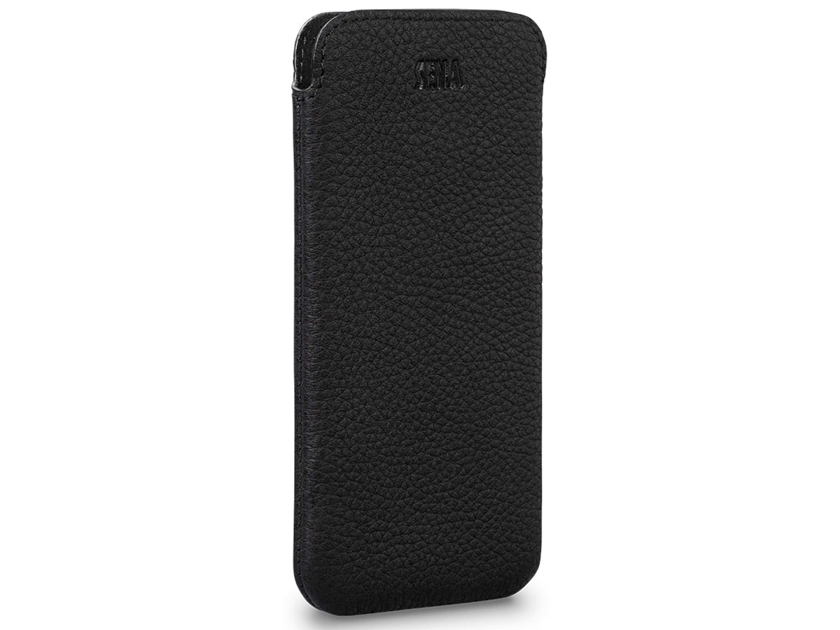 Sena Ultraslim Sleeve Zwart Leer - iPhone 12/12 Pro hoesje